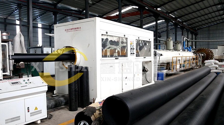 pe给水管生产现场