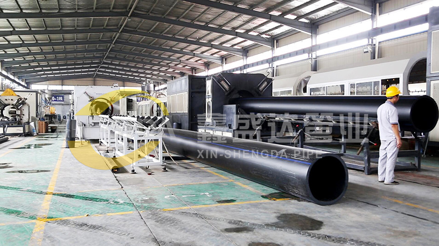大口径排水管生产现场